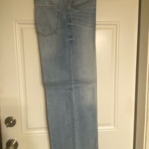 Express High Rise Blue Jeans Classic Fit